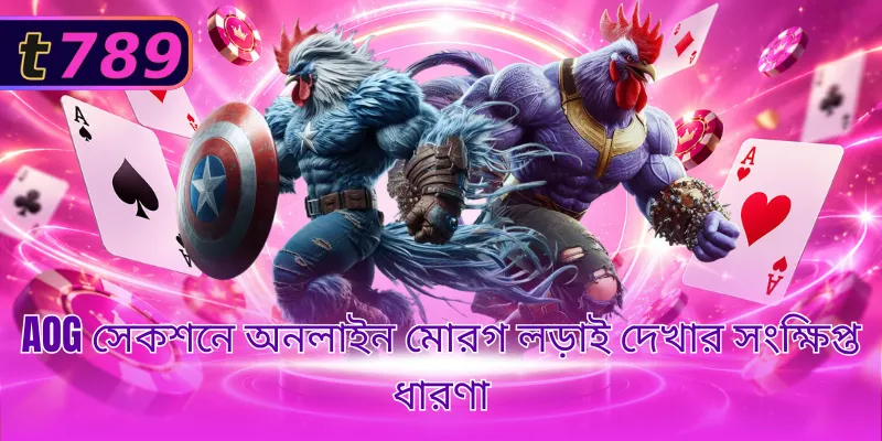 AOG সেকশনে অনলাইন মোরগ লড়াই দেখার সংক্ষিপ্ত ধারণা