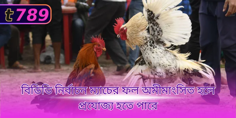 বিডিডি নির্বাচন ম্যাচের ফল অমীমাংসিত হলে প্রযোজ্য হতে পারে