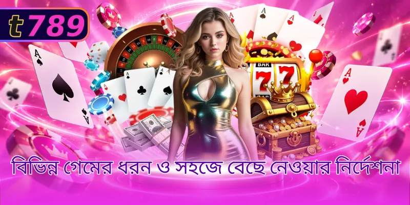 বিভিন্ন গেমের ধরন ও সহজে বেছে নেওয়ার নির্দেশনা