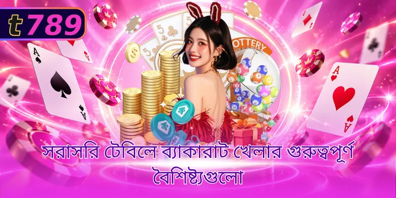 সরাসরি টেবিলে ব্যাকারাট খেলার গুরুত্বপূর্ণ বৈশিষ্ট্যগুলো